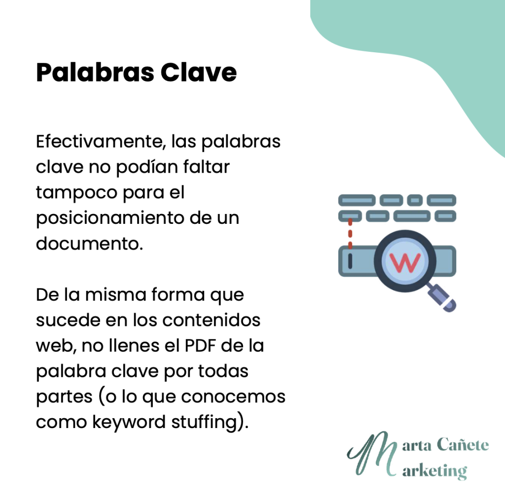 Consejo 3 - Posiciona una palabra clave