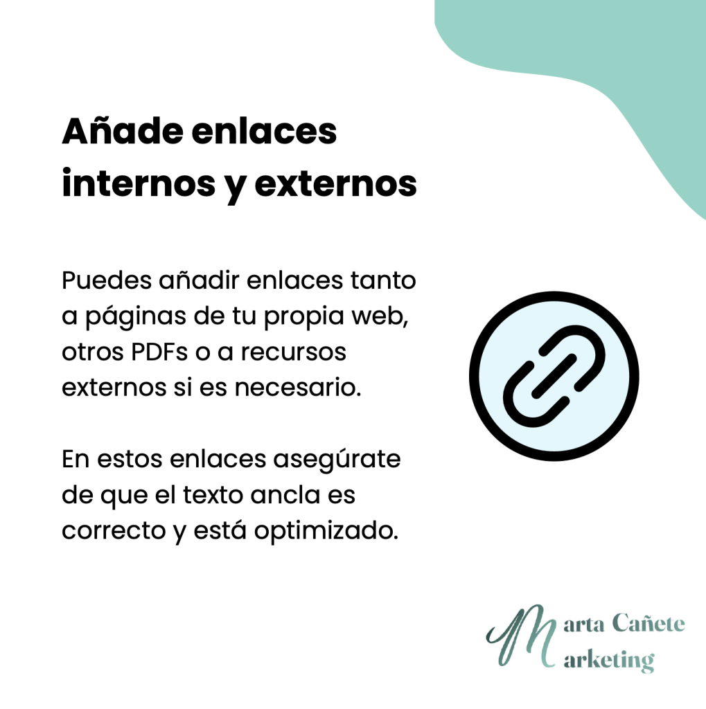 Consejo 10 - Añade enlaces internos y externos