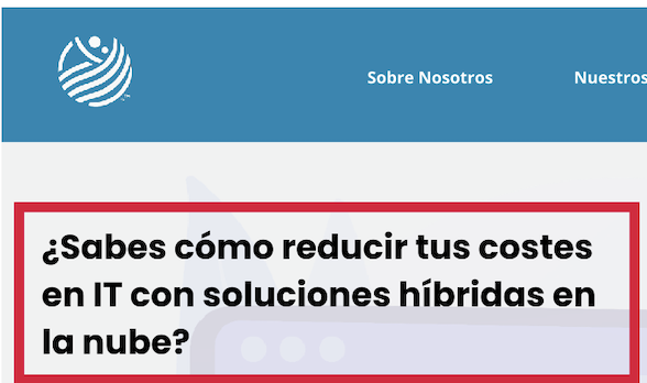 Cómo hacer un encabezado potente en una landing page b2b
